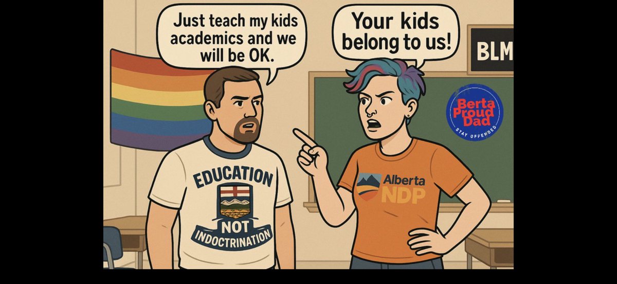 Wolverine4106's tweet photo. @HMcPhersonNDP Anti-Alberta racist NDP are dangerous and deviant….the LAST thing this province is this twisted version of communism #Alberta #Edmonton #Calgary #Leduc #shpk #StAlbert #GrandePrairie #Edson #Hinton #Lethbridge #Cochrane #medhat #ableg #NeverNDP #CommunistNDP https://t.co/2LZI8MUAg4