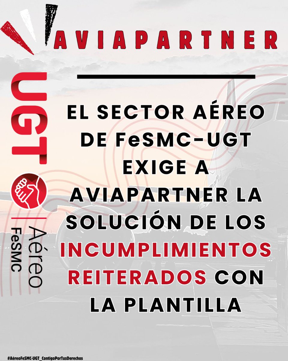 AÉREO UGT tweet media