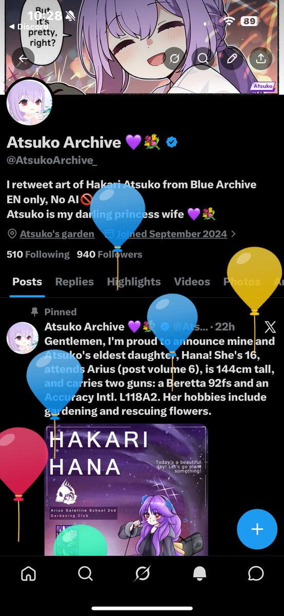 Atsuko Archive 💜💐 tweet media