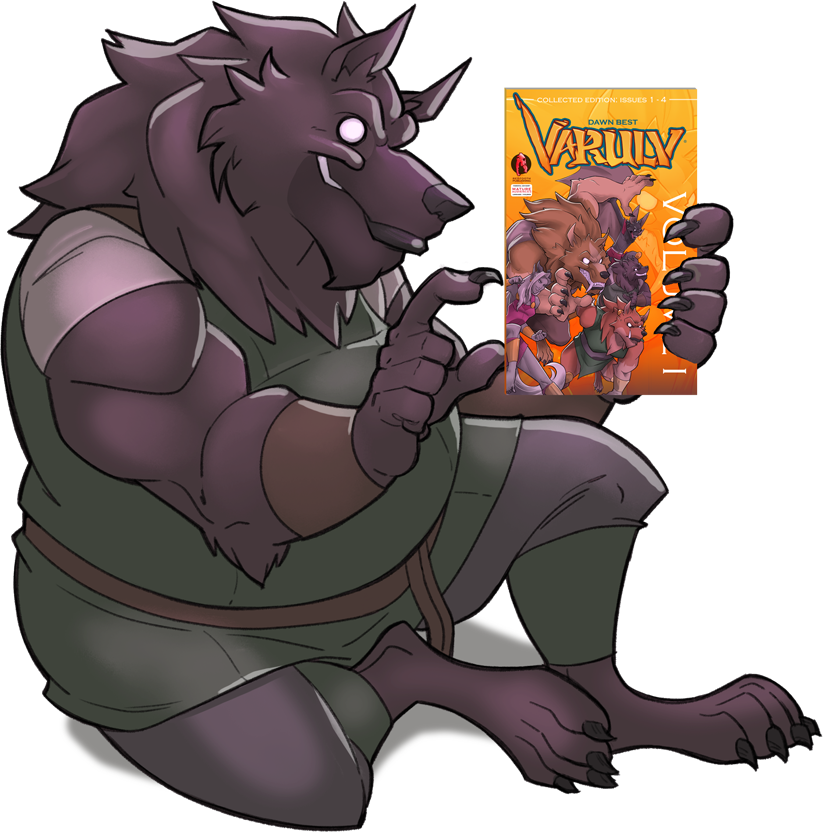 Reminder that VARULV will always be FREE to read online at werewolfcomic.com! Your support during my print campaigns helps to make that happen. And hey - If you liked the story, tell a friend! #werewolf #werewolves