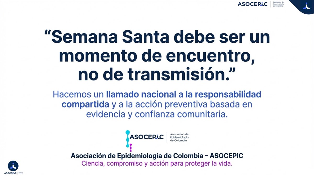 Asociación de Epidemiología de Colombia tweet media