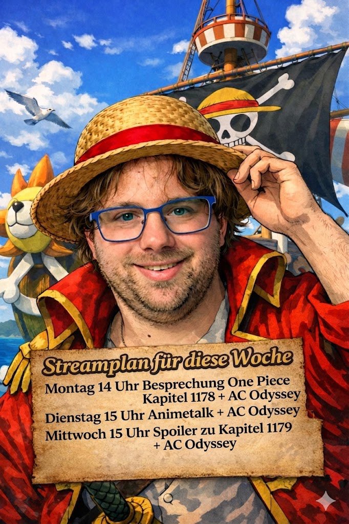 Streamplan für diese Woche

twitch.tv/raftel987/home

#onepiece #dragonball #assassinscreed #twitch