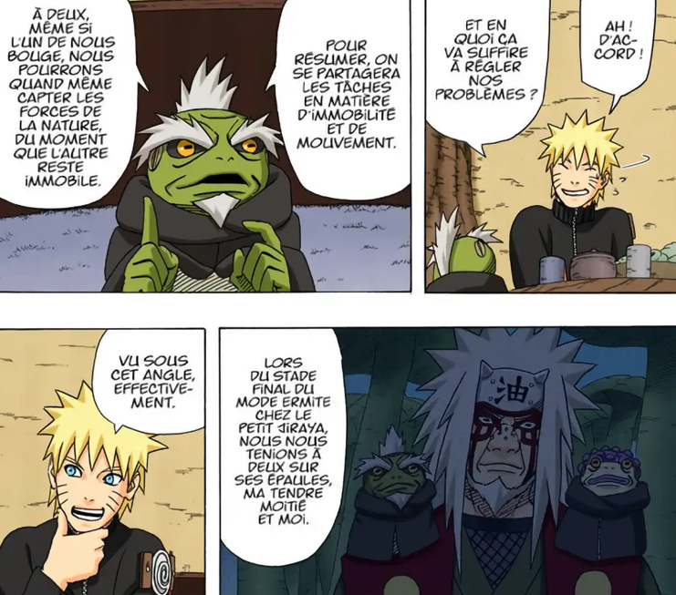 Naniteken's tweet photo. @BamDarius_ Le pire c'est que sans Kurama, Naruto aurait accès à un Chakra Senjutsu illimité en invoquant Fukasaku et Shima sur ses épaules.

Pas besoin d'envoyer des clones quelques part.
C'est encore pire pour les 5 Kages, Naruto Mode Ermite n'aurait même pas de limite de temps mdrrrr https://t.co/aqGBLyjtqB