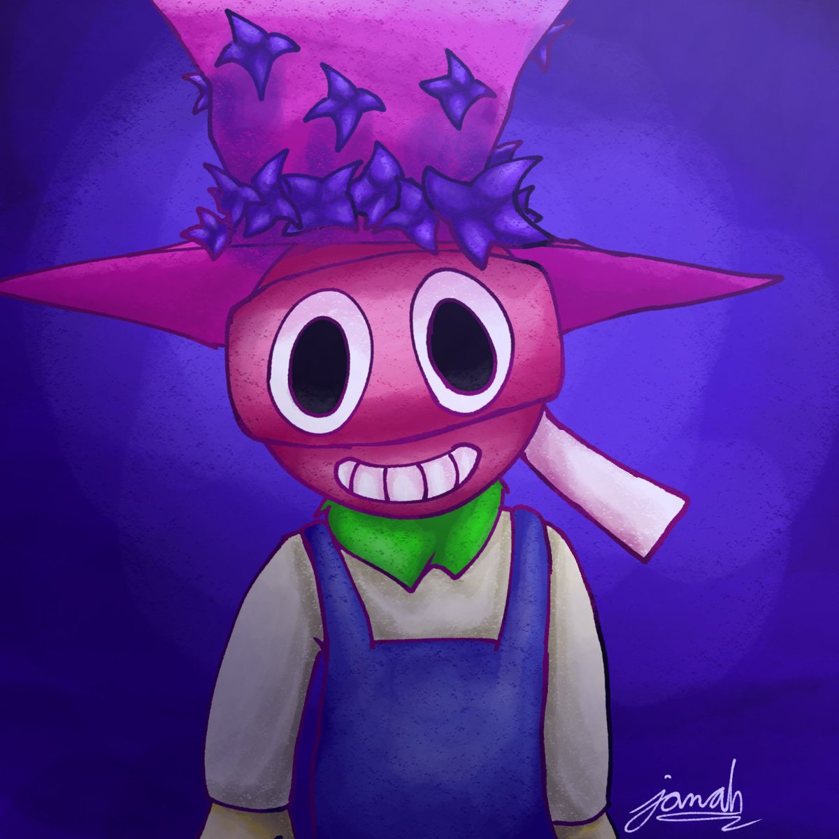 Happy Easter!!!
🌸🥚 

A small art/profile picture of my oc

#Easter2026
#dandysworld
#dandysworldoc
#dandysworldart