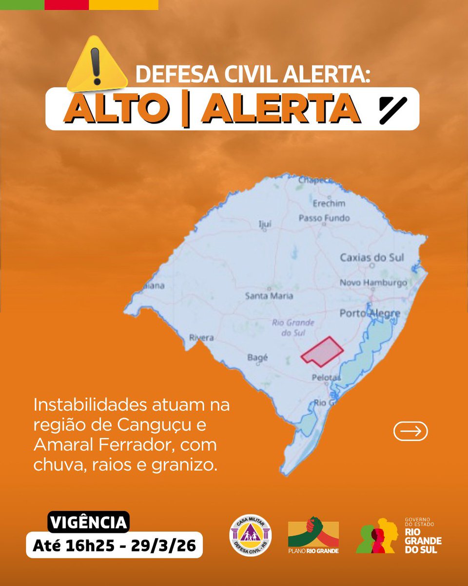 Defesa Civil RS tweet media