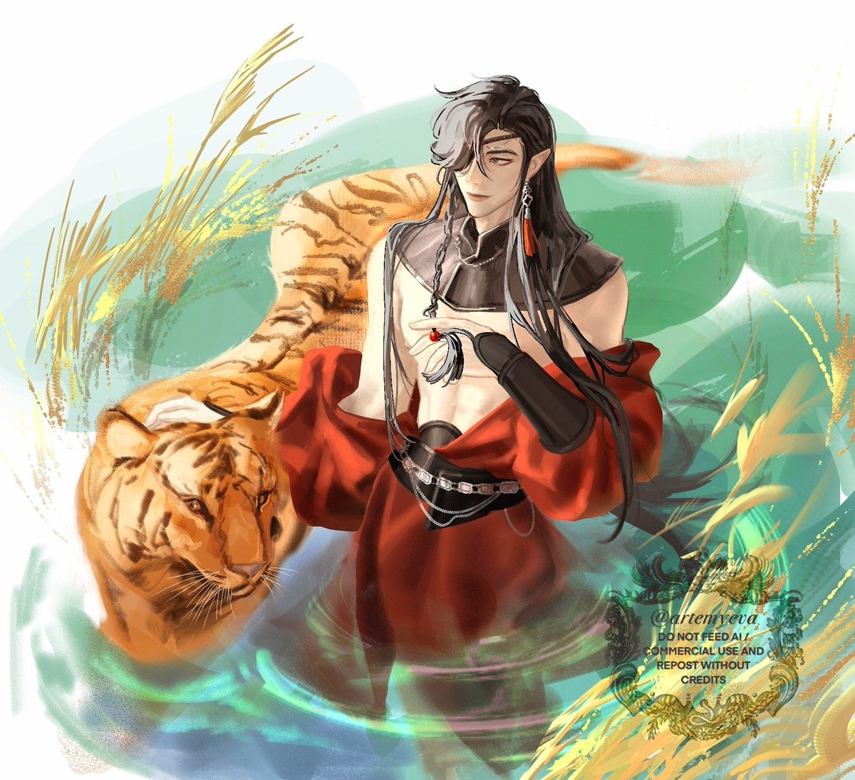 Two kitties😼
#huacheng #tgcf #heavenofficialsblessing #fanart