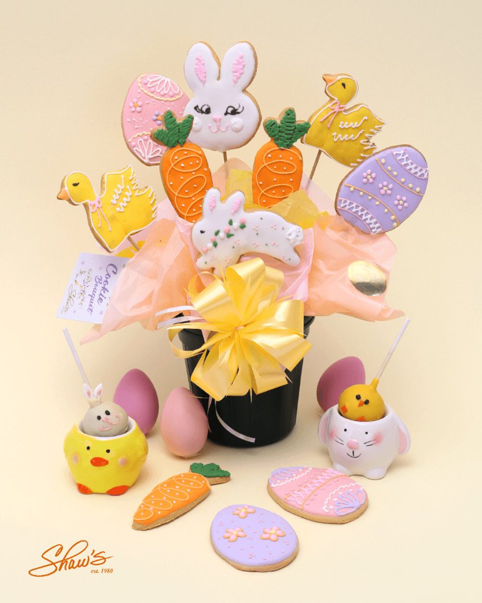FoodShaws's tweet photo. Alerta de ternura: ¡Nuestras galletas de Pascua han invadido Shaw's! 🐥🥕
Diferentes diseños, el mismo sabor artesanal de siempre. Perfectas para el snack de la tarde o para sorprender a alguien especial.
¿Ya pasaste por las tuyas? 🏃‍♀️💨 https://t.co/doRAaLE0yE