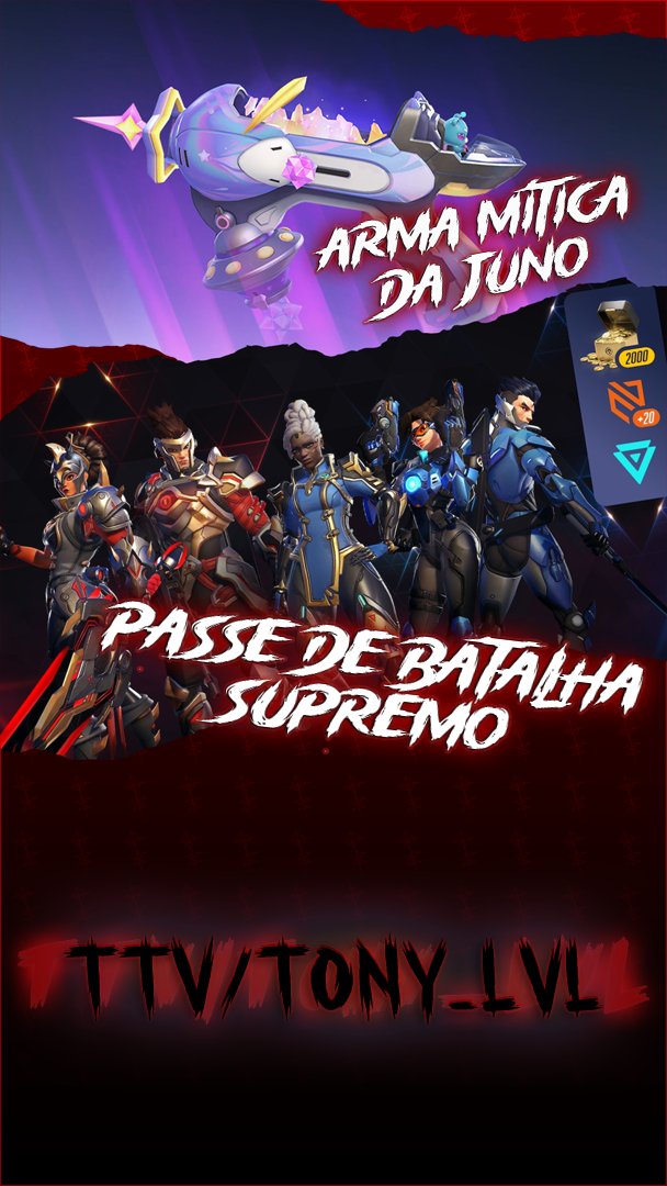 Tony_LVL_'s tweet photo. Vai rolar sorteio hoje na live!  Serão 2 sorteios: um código do Pacote Supremo e um código da Arma Mítica da Juno.  Só colar na live hoje a noite e participar.  
O horário dos sorteios serão após as 19h.
@OverwatchBrasil

@BlizzardLATAM

#OWBrasilSorteio #OWGiveawayBR #OWBR https://t.co/V71wJADyyg