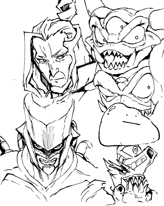 練習がてら色々描くか… 