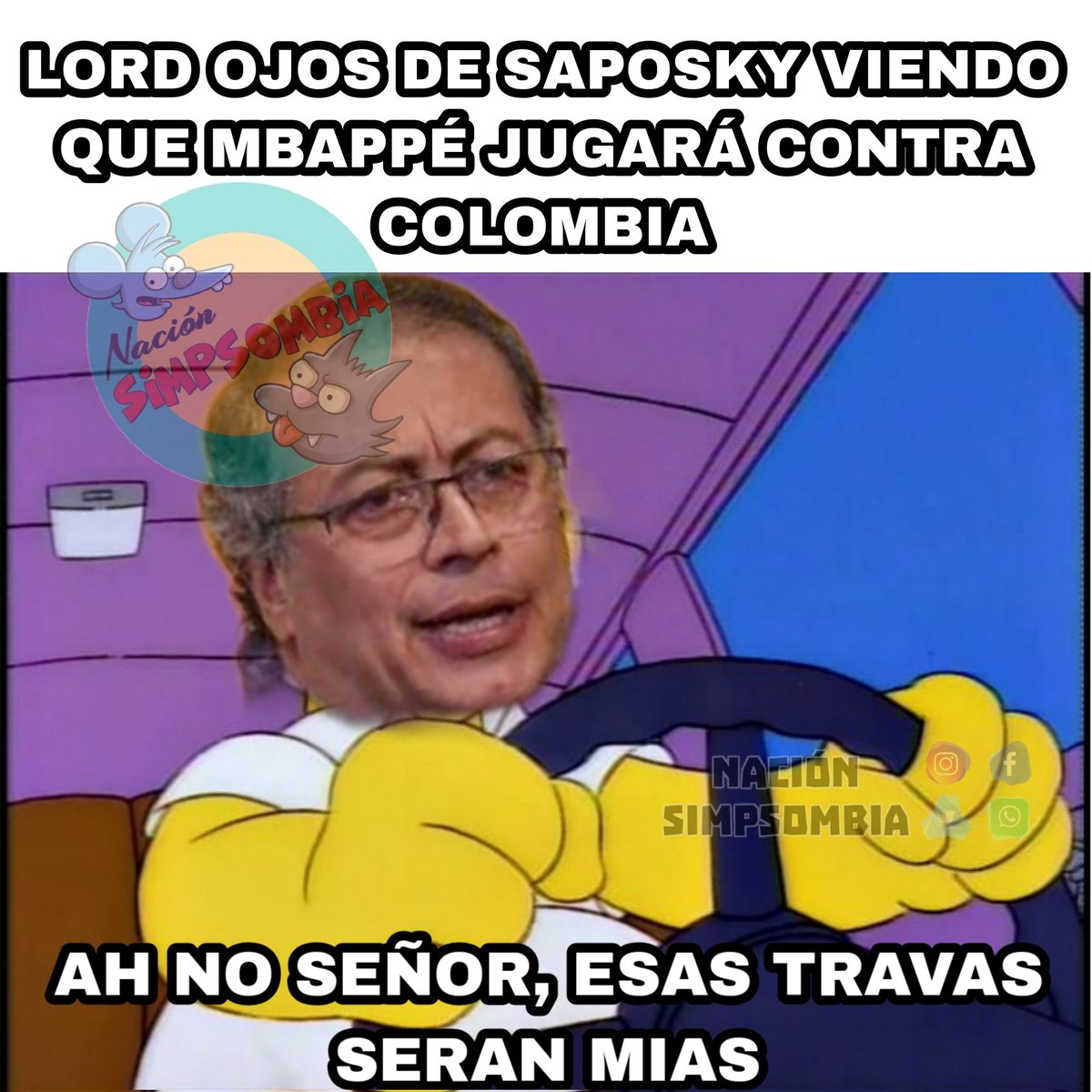 NSimpsombia's tweet photo. Cómo dice que dijo
#Mbappe
#Amistoso
#ColVsFra https://t.co/k2cAdoAkWG