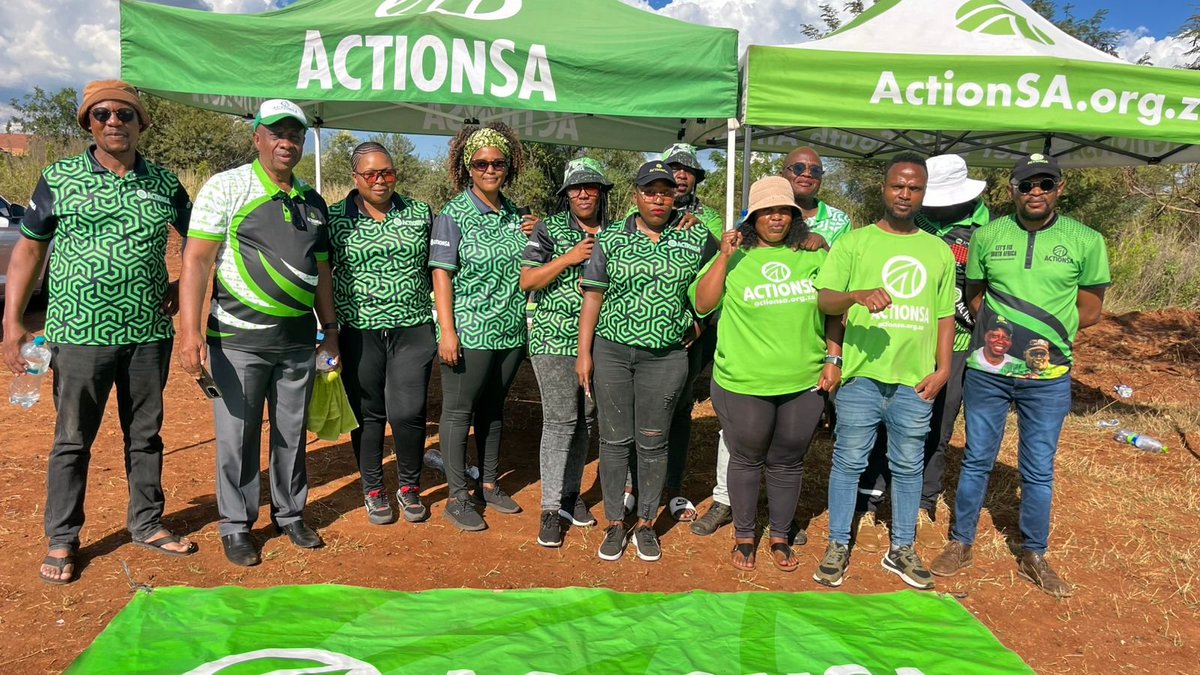 TshwaneActionsa's tweet photo. 💚 Soshanguve 💚 ActionSA is on the ground in Ward 37, Greater Soshanguve! 🇿🇦
We’re building a solution-oriented government that prioritizes public service & excellence. It’s time for accountability and a healed South Africa.
#LetsFixTshwane
#OnlyActionSACanFixGauteng
#ActAsOne https://t.co/jAzH1I4m6L