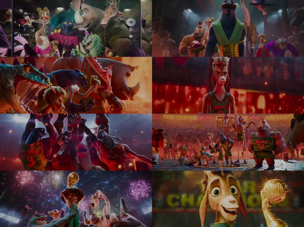 Mykethogan's tweet image. Okay, this was pretty good. 
Story and plot were decent, visuals were stunning🔥 
#GOATmovie