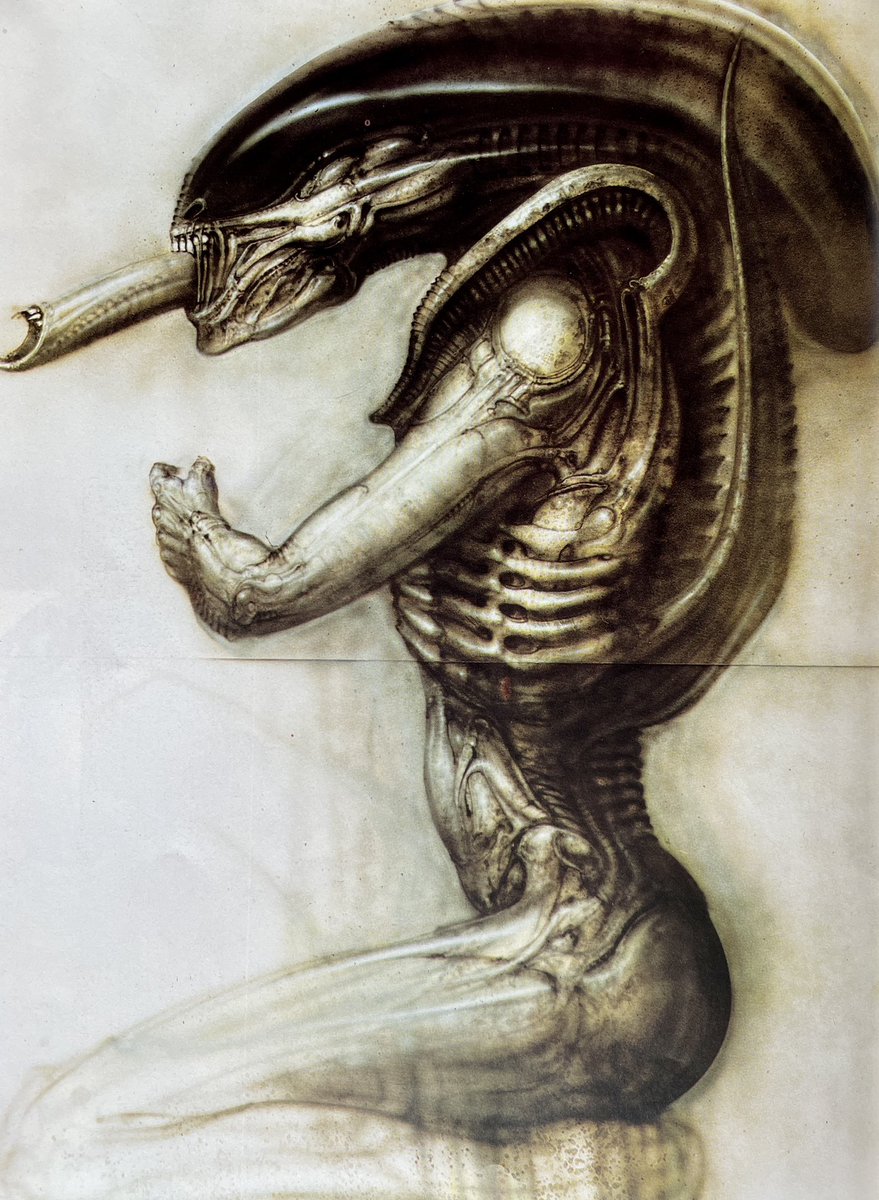 H.R. Giger's designs for Alien (1979)
