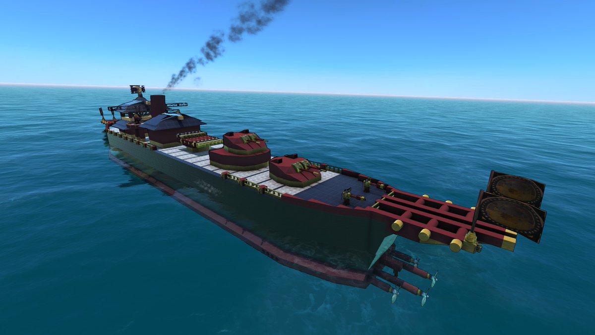 Art4842's tweet photo. 駆逐艦「白波」の近代化改修が完了し、艦種名が「白波改」に変更されました。

参考：陽炎型駆逐艦
#FromtheDepths https://t.co/vtJbujQ0ug