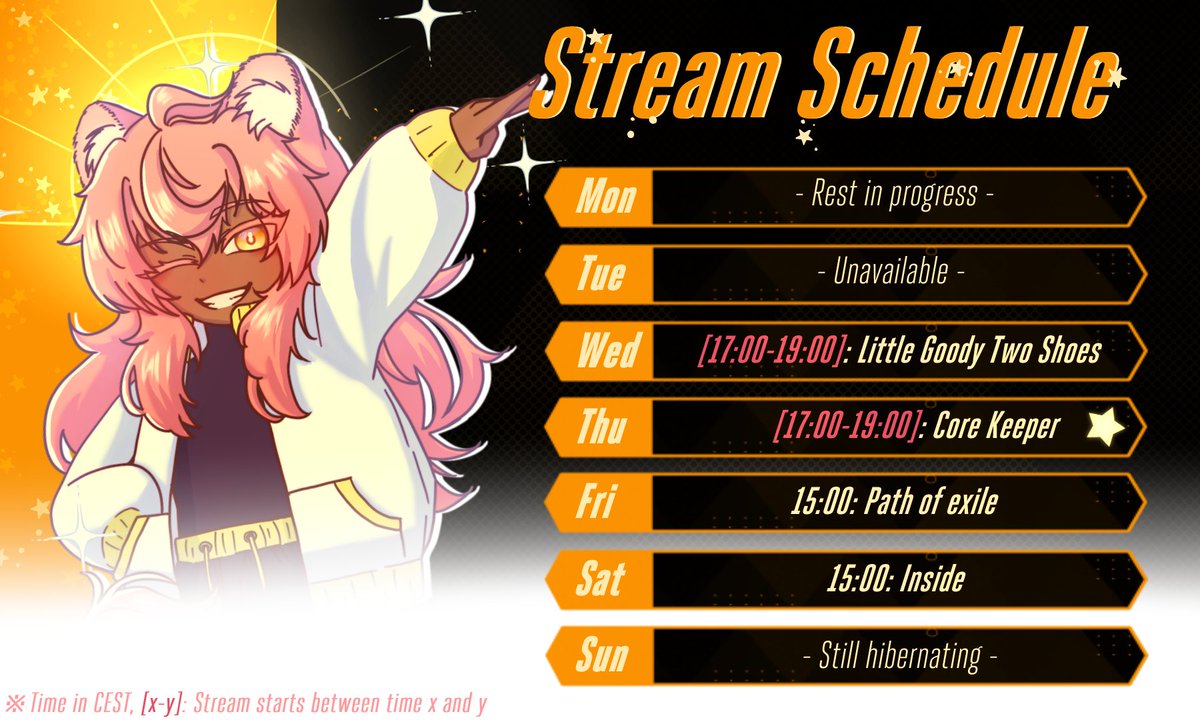 《G'evening Helions! ☆》
 I hope you've survived the week. I sure have! Somehow..
Anyway! Gonna have a lucky star day this upcoming week. It'll be a 4 day work week so I'm feeling extra cocky. May the wheel be in your favour hehe 
Without further ado: Here's next weeks gameplan!