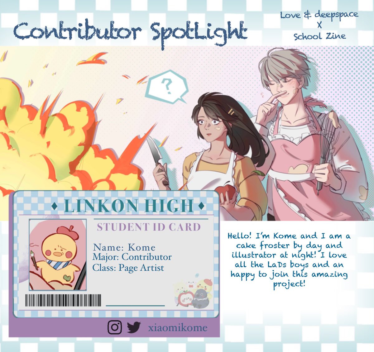 Linkon High - Love and Deepspace Zine tweet media