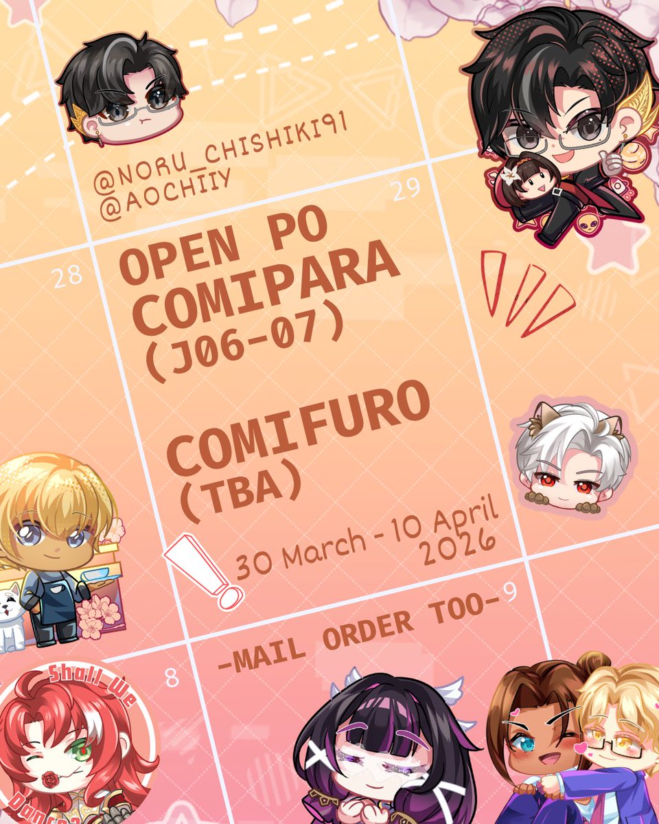 Aochii || PO batch 2 ✨Comipara 6 J06-07✨️CFXXII tweet media