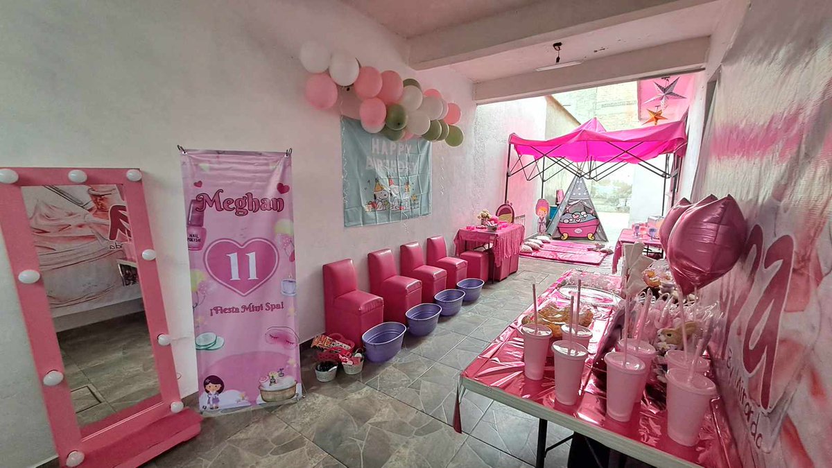 fiesminispa's tweet photo. 𝚂𝚙𝚊 𝚙𝚊𝚛𝚝𝚢 𝚙𝚊𝚛𝚊 𝙼𝚎𝚐𝚑𝚊𝚗 𝚚𝚞𝚎 𝚌𝚎𝚕𝚎𝚋𝚛ó💜 𝚜𝚞𝚜 𝟷𝟷 𝚊ñ𝚘𝚜 𝚌𝚘𝚗 𝚜𝚞𝚜 𝚖𝚎𝚓𝚘𝚛𝚎𝚜 𝚊𝚖𝚒𝚐𝚊𝚜‼️
#fiestaminispa #spaparty  #spaparaniñascdmx  #spaparaniñas #spainfantil #cumpleañosinfantiles  #spaparafiestasinfantiles #fiestaminispaoriginal  #spa https://t.co/oVIgZ3SEbc