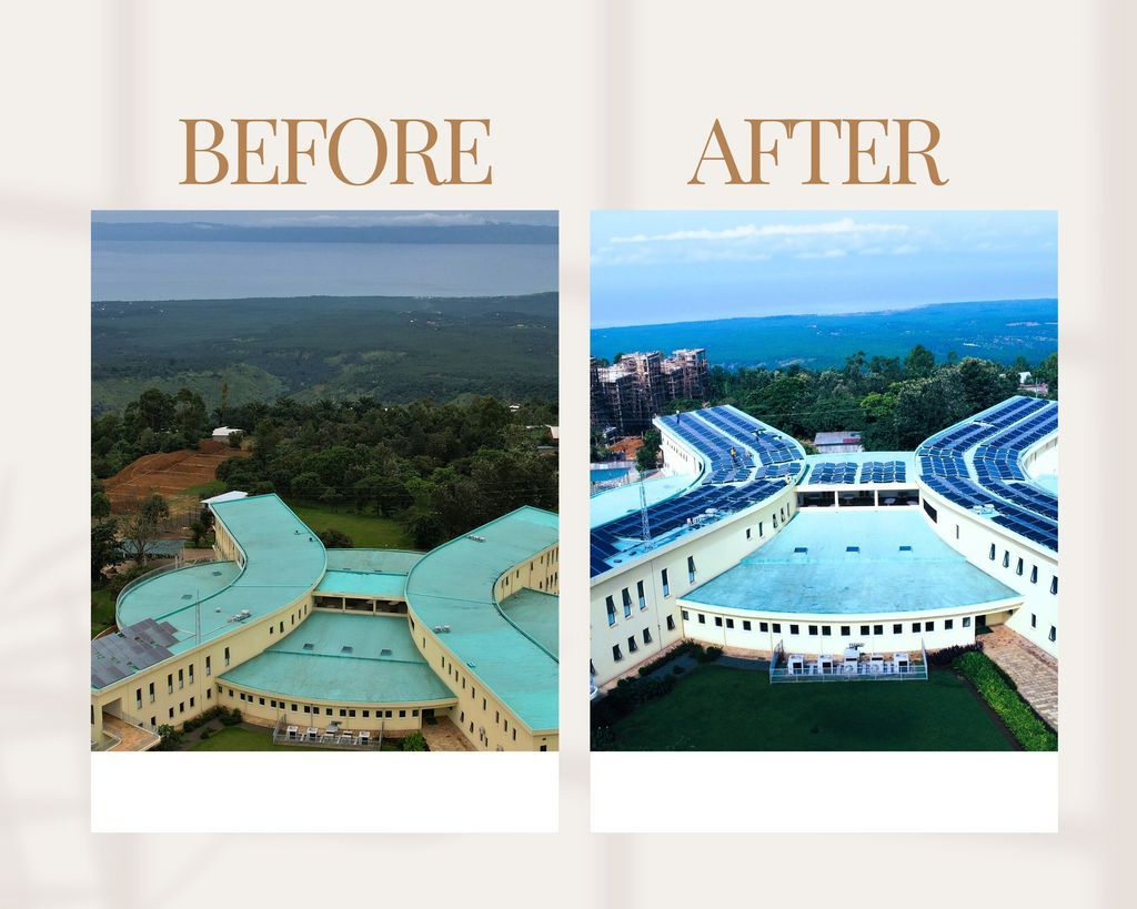 VHW's tweet photo. ☀️ Big week at Village Health Works! Phase I solar installed at Kigutu Hospital & the Women’s Health Pavilion.
Cleaner, more reliable energy supporting care for 70,000+ patients annually.
As Deo Niyizonkiza said: “Solar is not just infrastructure.” 🌍
#VHW #SolarEnergy https://t.co/RENR1NWPEu