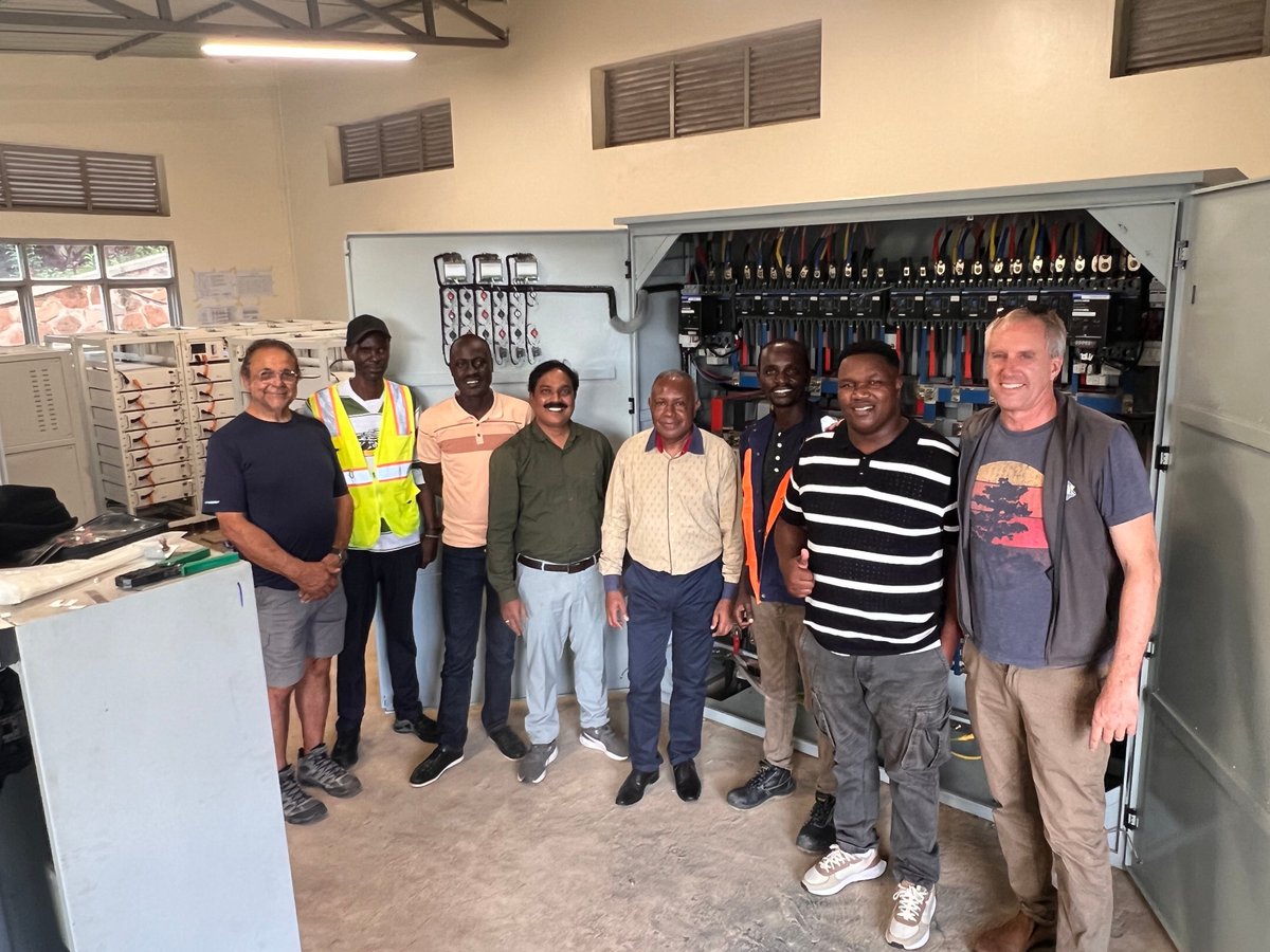 VHW's tweet photo. ☀️ Big week at Village Health Works! Phase I solar installed at Kigutu Hospital & the Women’s Health Pavilion.
Cleaner, more reliable energy supporting care for 70,000+ patients annually.
As Deo Niyizonkiza said: “Solar is not just infrastructure.” 🌍
#VHW #SolarEnergy https://t.co/RENR1NWPEu
