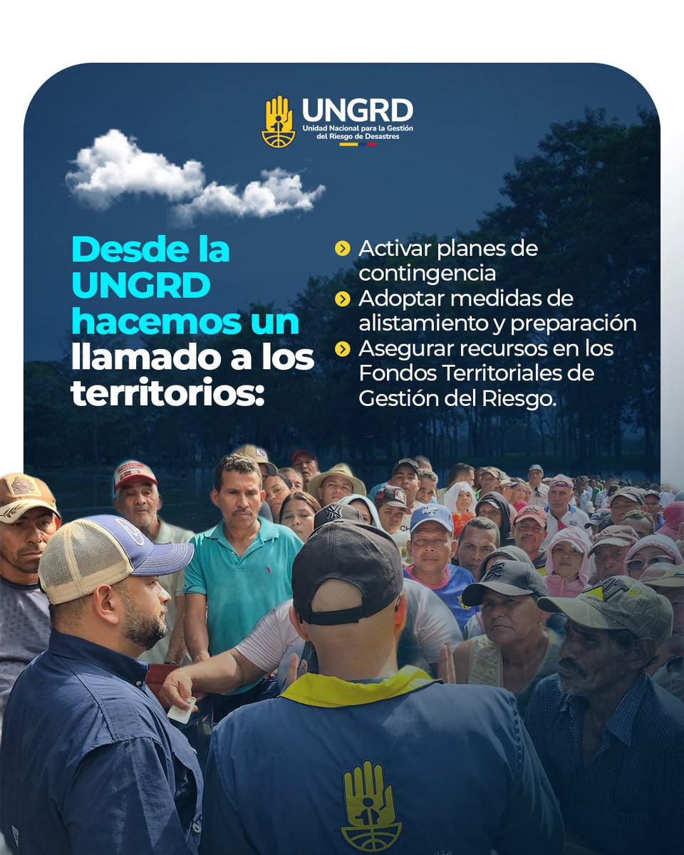 🌧️ ¿Va a seguir lloviendo en Colombia?

Sí. La primera temporada de lluvias ya inició y se extenderá hasta mediados de junio, con un aumento progresivo de las precipitaciones en gran parte del país.

Este comportamiento propio de la temporada incrementa el riesgo de inundaciones,