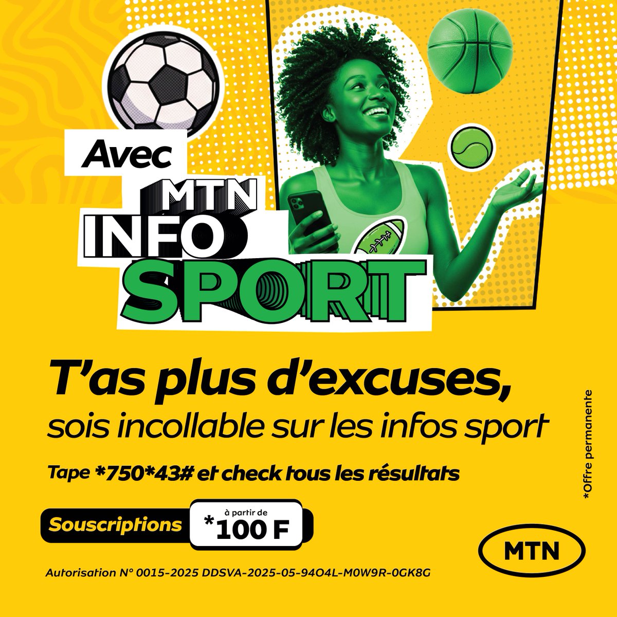 MTNBenin's tweet photo. Penalty…Panier…But de dernière minute…
Avec MTN Info Sport, tu connais les résultats vite.

Tape *750*43# et check tous les scores. Souscriptions à partir de 100F.
#MTNBenin #InfoSport #ToutDonnerEnsemble https://t.co/g55lodvKU1