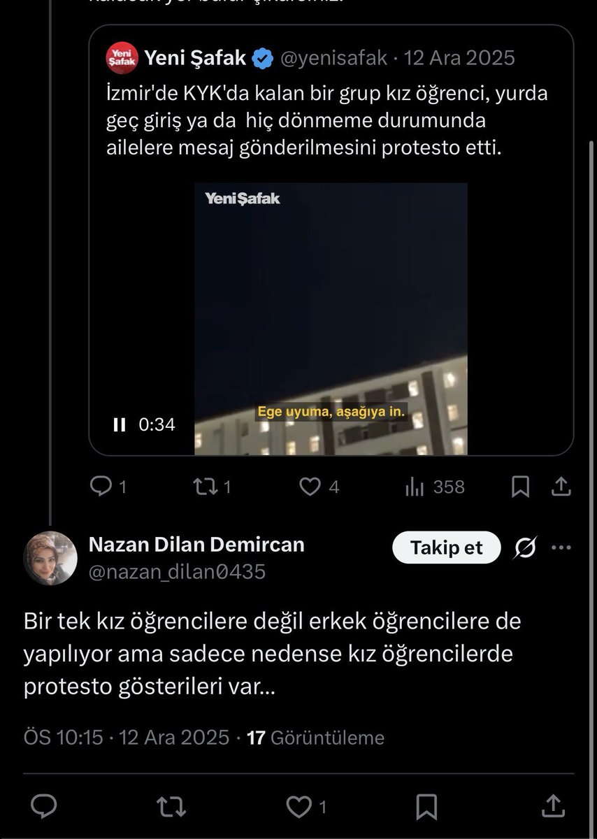 Evet yanlış duymadınız bu kadın kız KYK müdürü