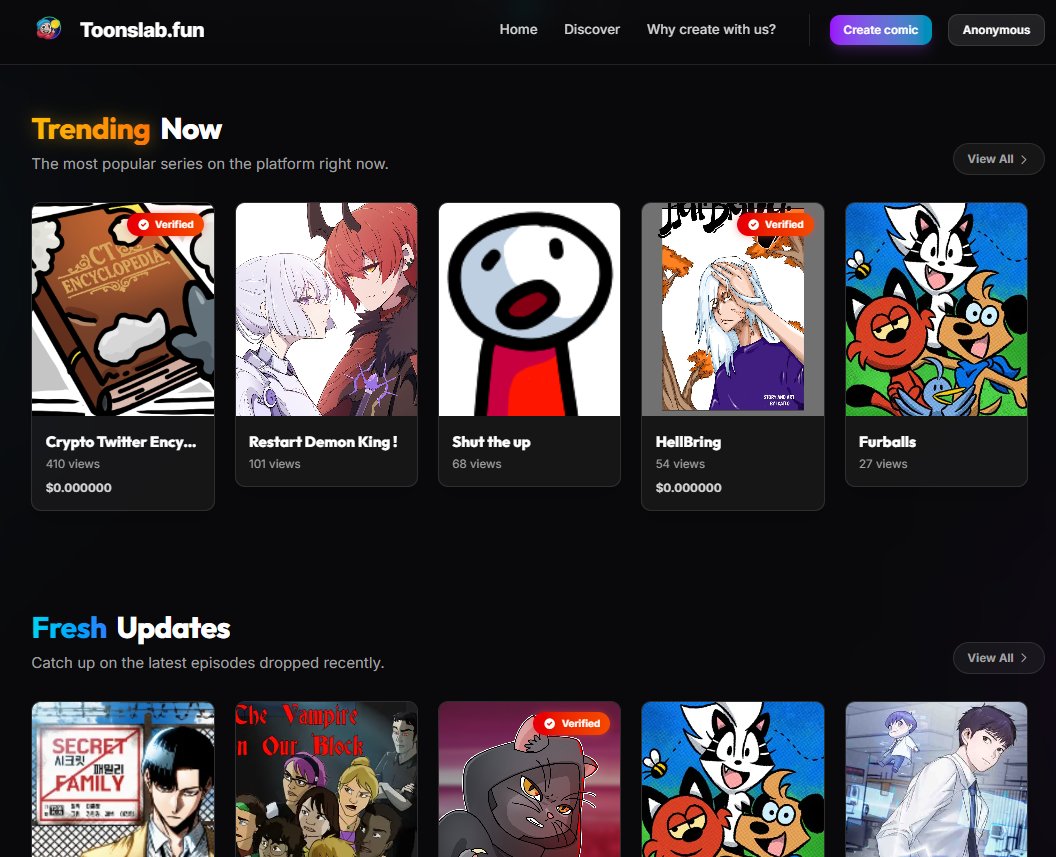 thenemesis02's tweet photo. @DamianProsa If you are into anime or webcomics you could have a look at $TOON @ToonslabHq https://t.co/10942C8E2b