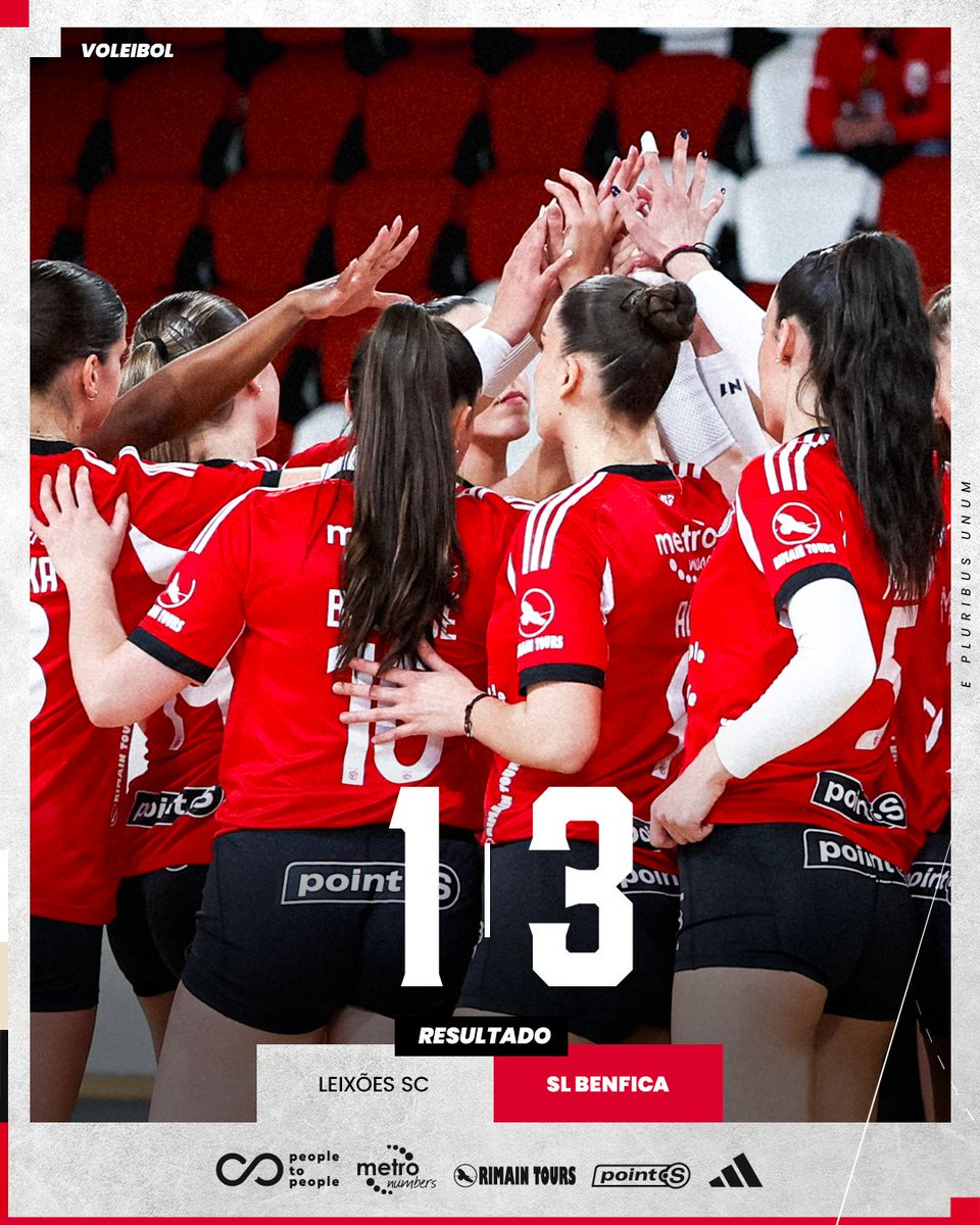 🔥 O #VóleiBenficaFem avança para as meias-finais do play-off do Campeonato Nacional!

🏐 Parciais: 25-21 | 16-25 | 28-30 | 25-27