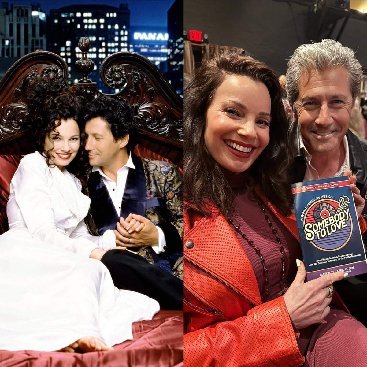 daysclassics's tweet image. Fran Drescher &amp;amp; Charles Shaughnessy. 

Then &amp;amp; Now.

#daysofourlives #days #DOOL #thenanny