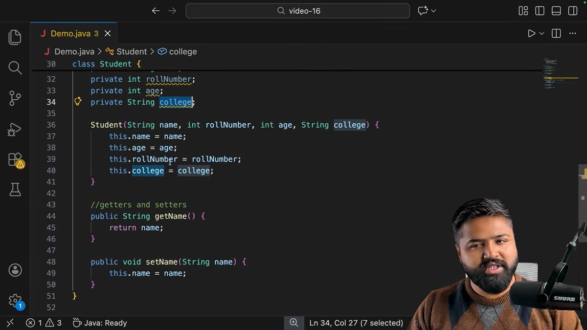 Dimple134732's tweet image. Day 16 of JAVA

Topics Covered - Encapsulation and Inheritance in JAVA 

#JAVA #LearningInPublic #coderArmy #Day16