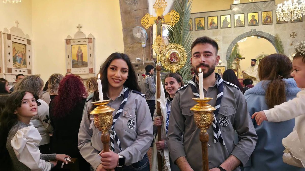 omar_alharir's tweet photo. Photos from Christian Palm Sunday celebrations in Daraa, southern Syria

#Syria #plamsundy #Christian https://t.co/7DUwFYCj3y