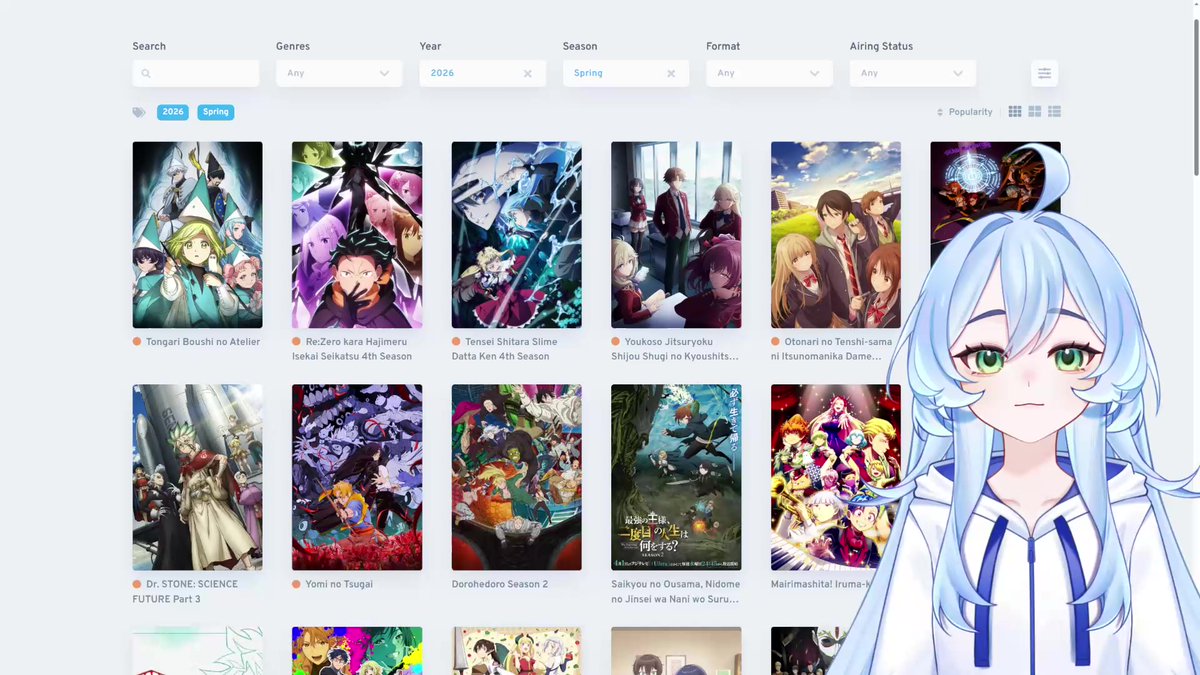 Live with the Anime Winter Season Recap and Spring Season Preview! 
Also Affiliate Anniversary!!