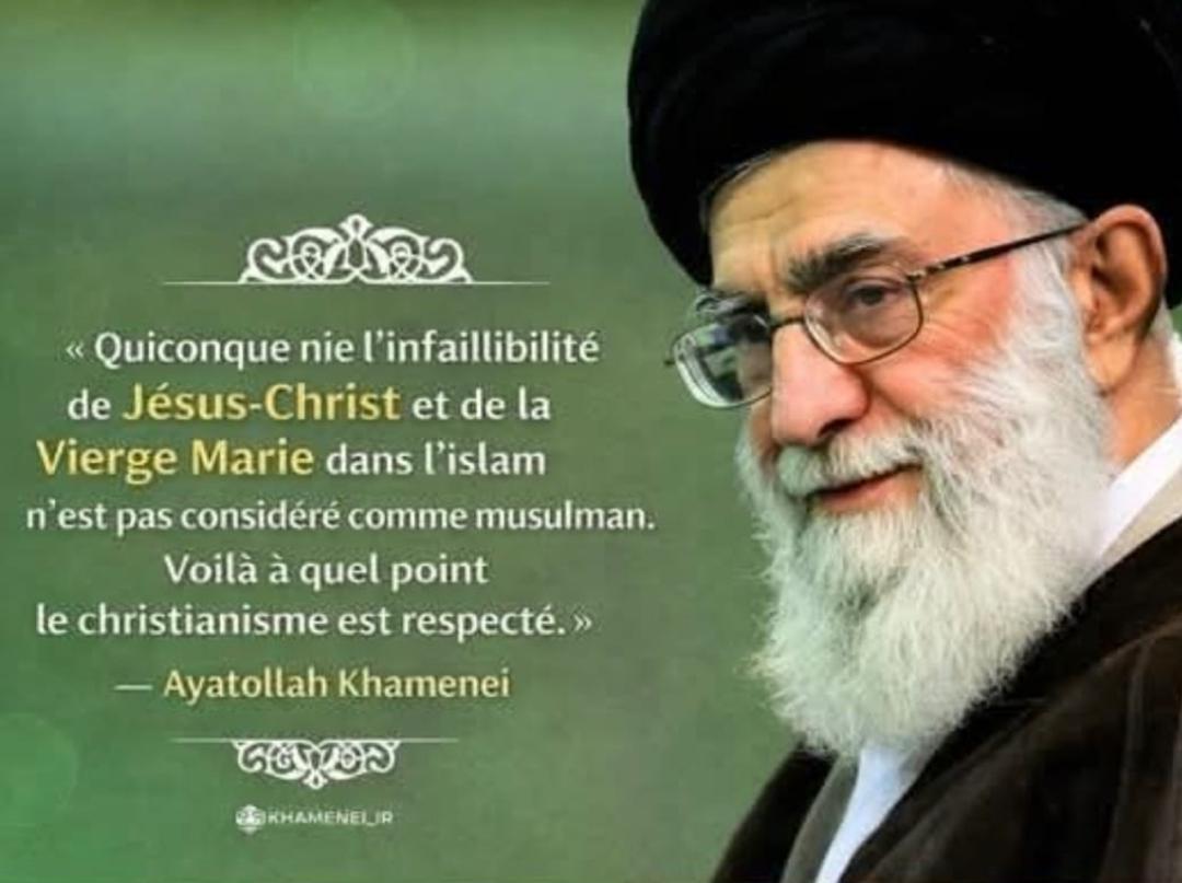 IRANinFRANCE's tweet image. Le #christianisme selon le défunt #Guide suprême de la Révolution islamique en Iran :