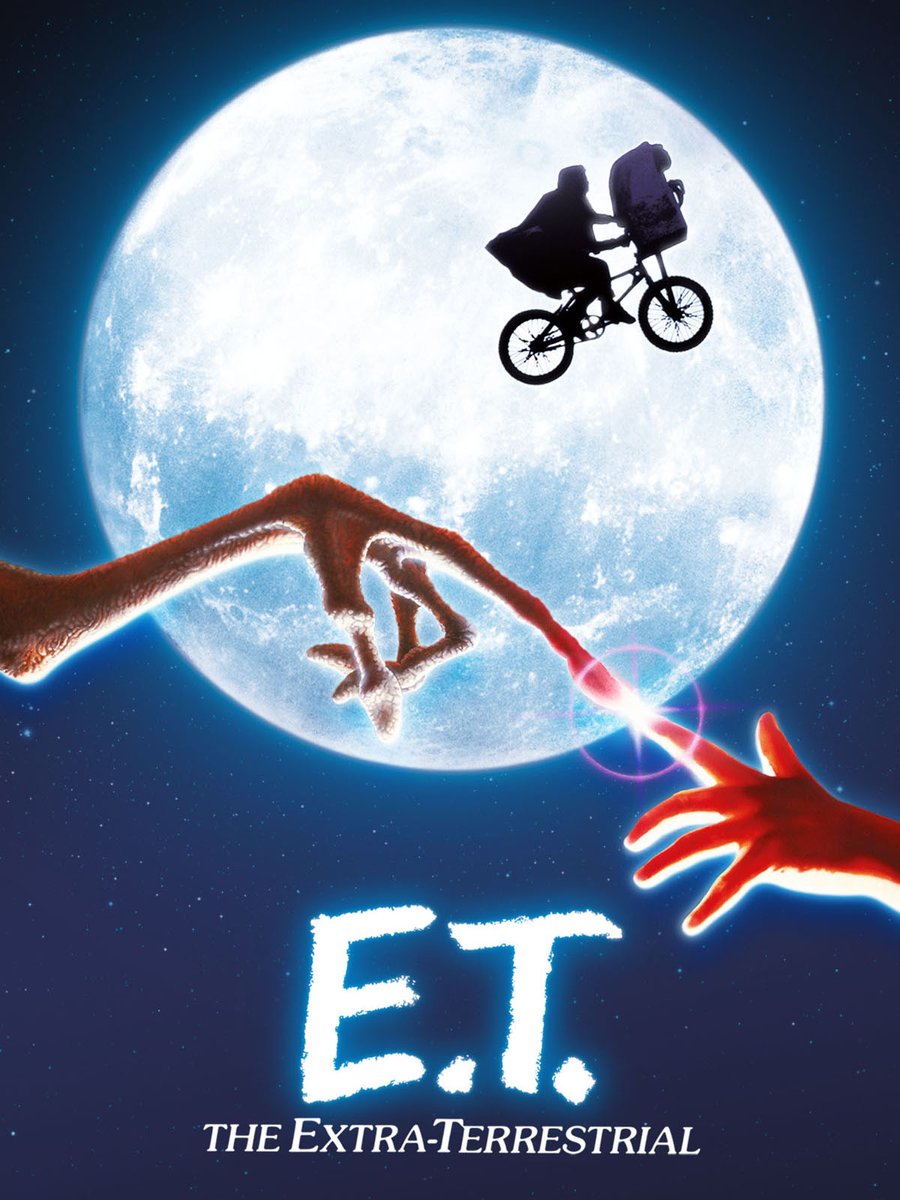 LugarCinema's tweet photo. Han pasado ya más de 40 años desde que Steven Spielberg sorprendiera al mundo con una de sus películas más especiales.

Os cuento algunas curiosidades y anécdotas de E.T. (1982) https://t.co/MYX1OZATYT