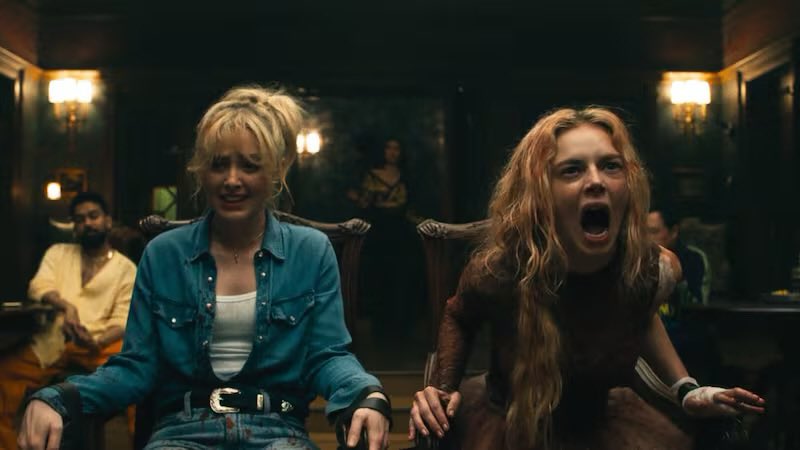 WatchOrSkipIt's tweet photo. Ready or Not 2: Here I Come (2026): Watch It

The sequel suffers from overstuffed lore when the first one primarily worked because of its simple, contained plot. #ReadyOrNotHereICome is still funny, still gory, but chooses to hide in the original’s shadow. https://t.co/1lWyD8PWVi