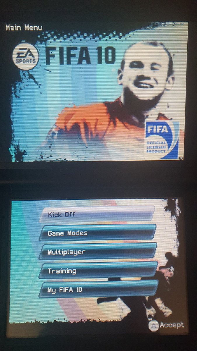 Fifa on the Nintendo DS
Nostalgia😍