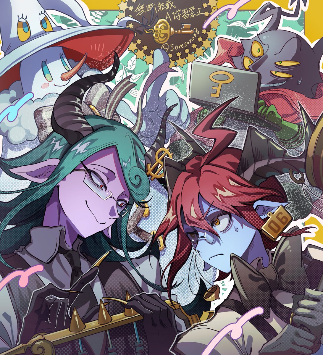 soresono88's tweet photo. 新旧悪魔対決！ https://t.co/GSXBKPIApX