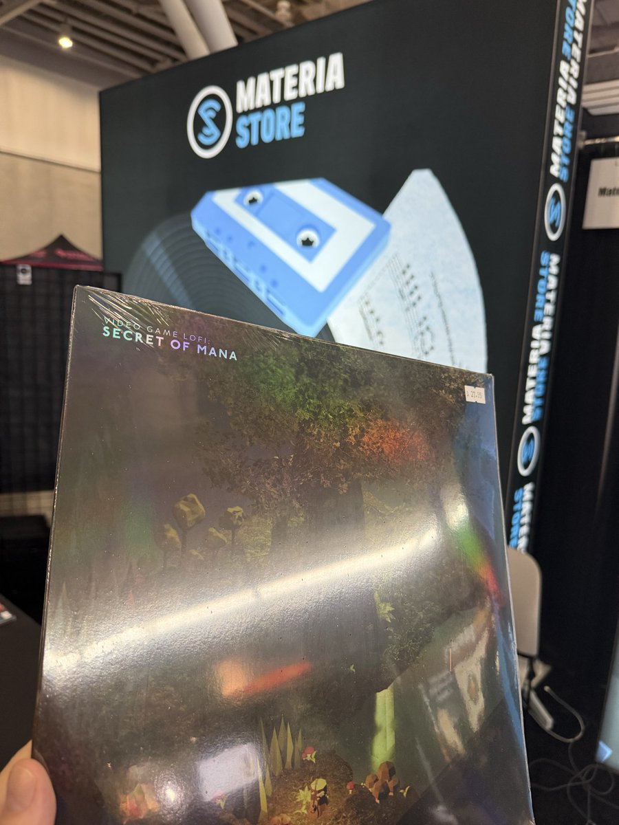 DavidLeavitt's tweet image. If you’re at #paxeast make sure to check out the @MateriaStore booth if you haven’t already, and grab a new cassette or cd 💿 for your car 🚗 

They also have sheet music and vinyls for some of your favorite videogames 

I got a Secret of Mana lofi - there’s 1 left!

#gotitfree