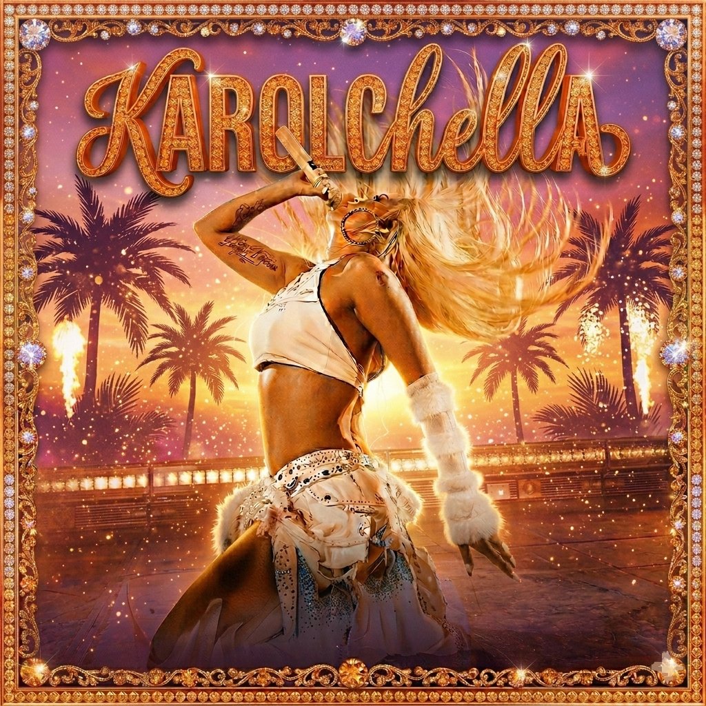 She is coming with something  so epic.! Are you for #Coachella?
ARE YOU READY FOR #KAROLCHELLA?? 🏜️🧡🧡