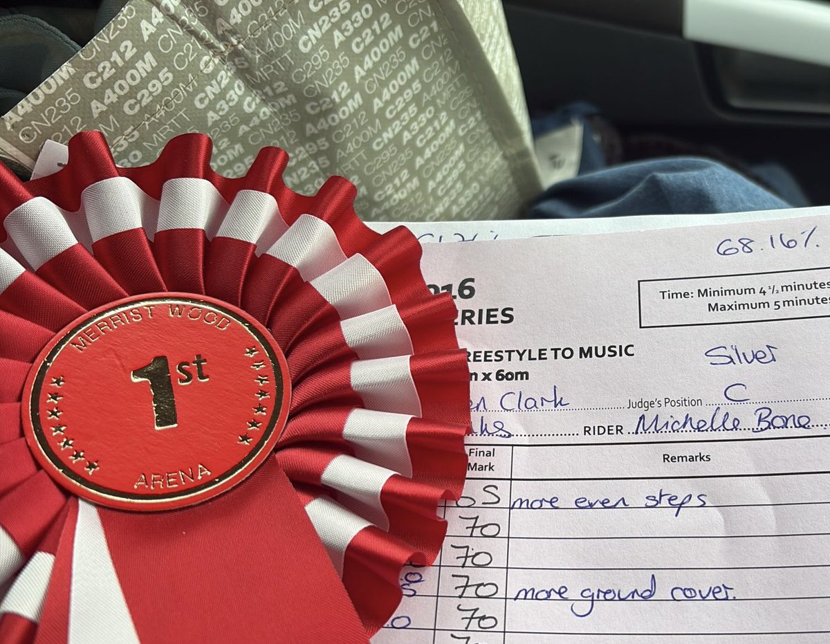 JonathanSmith63's tweet photo. Busy day between Dressage 🐴 and Rugby 🏉 
Frank &amp; Mrs S also great result 💪❤️
#TeamBone https://t.co/14IZu6kvAK