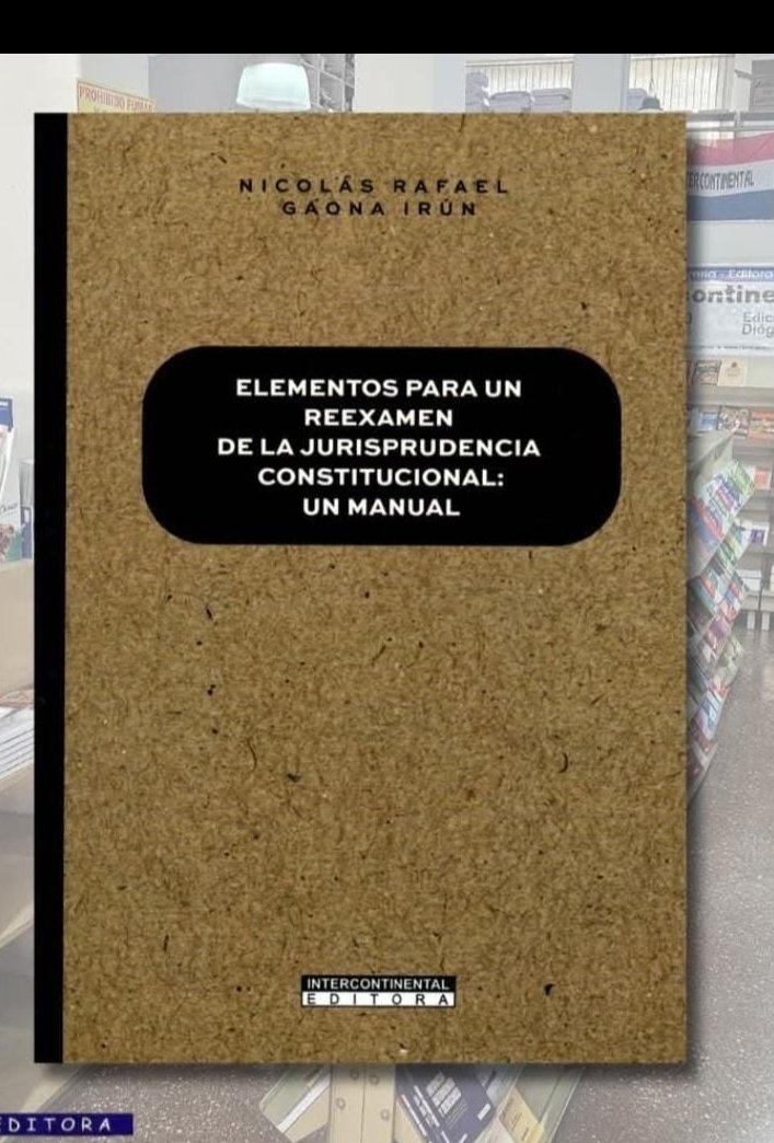 Tuve la oportunidad de conocer al Dr Gaona Irún en su faceta de litigante y como profesor de la Maestria de Derecho UNA. Es un profesional de muchas luces por lo que me interesó  de plano leer su trabajo. Lo considero un aporte relevante a la cultura jurídica paraguaya.