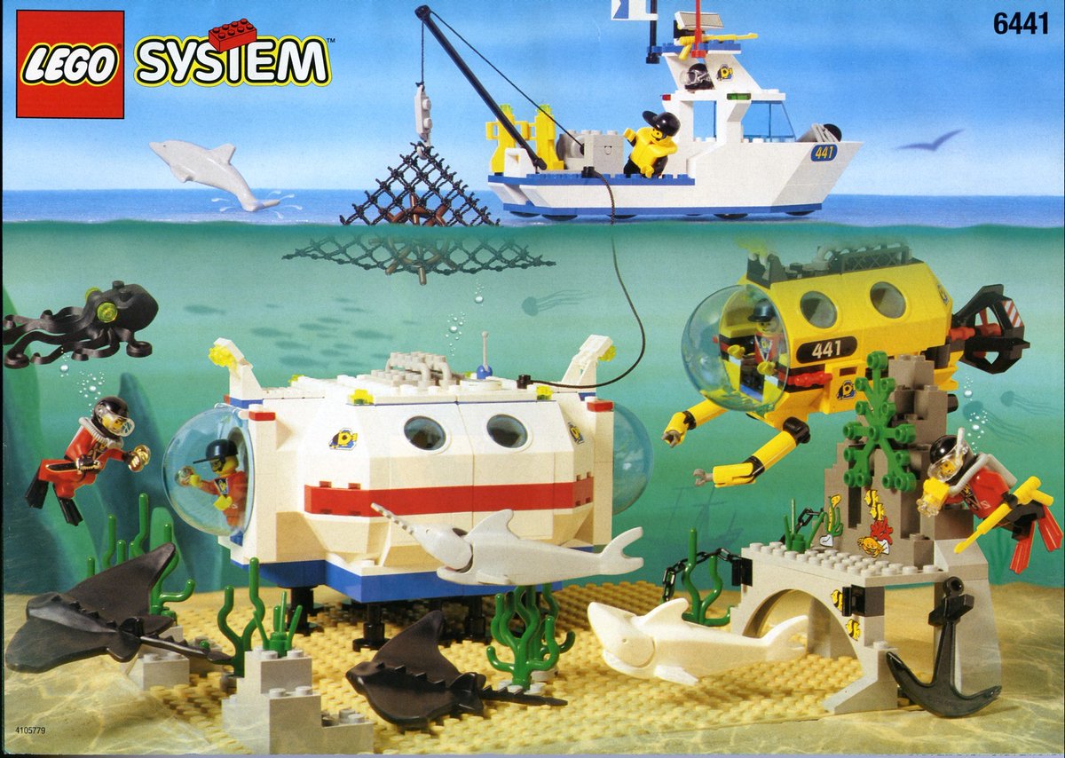 blocksmagazine's tweet image. 6441 Deep Reef Refuge from 1997 was a marine masterpiece that featured plenty of play opportunities: like lowering the sub from the boat, opening the underwater sealab to scan X-ray samples, and the generous number of sea creatures. #Subscribe at BlocksMag.com!

#LEGO