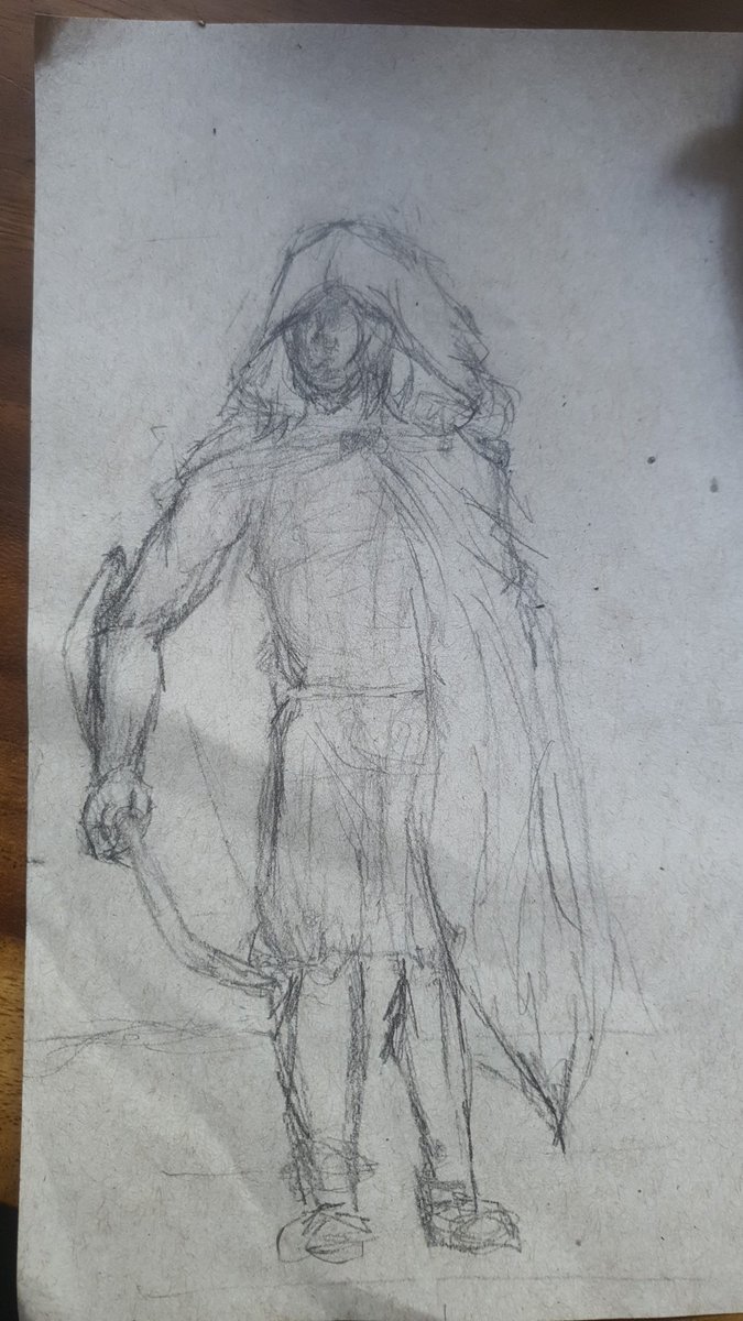 ludmce's tweet photo. odysseus (? #sketch #draw #odysseus #epic https://t.co/H5VgHI09sG
