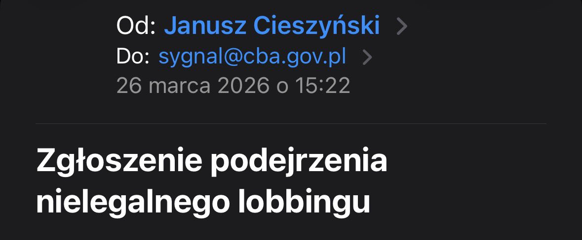 Janusz Cieszyński tweet media