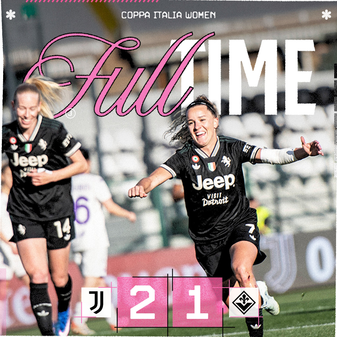 Coppa Italia Women | La Juventus vince anche al ritorno contro la Fiorentina: è finale! 🏆🇮🇹

Congratulazioni ragazze! 👏🏻

Il racconto del match 🗞️ juve.it/JWomenFiorenti…