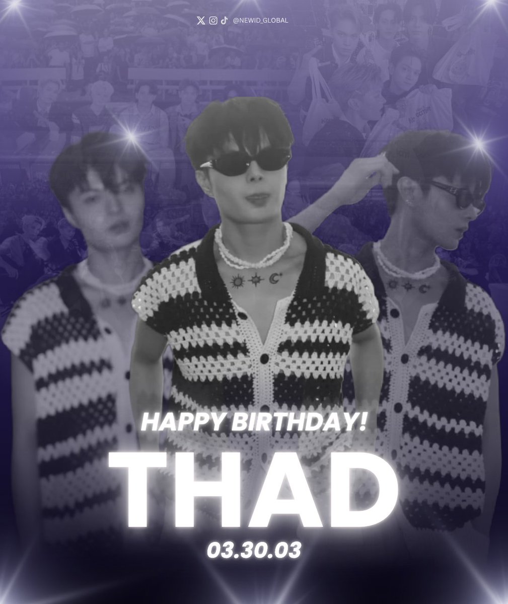 newid_global's tweet photo. Happy 23rd Birthday, THAD!

Happy birthday, Thad. May your journey be as peaceful and stunning as a sunset view—Keep glowing and inspiring everyone around you! 🧡

A SPECIAL SUN23T WITH THAD
#IToldSunsetAboutTHAD 
#HappyThadDay #THADiariesCH23 #NEWID_THAD #NEW_ID @official_newID https://t.co/oy3ky4a7Ab