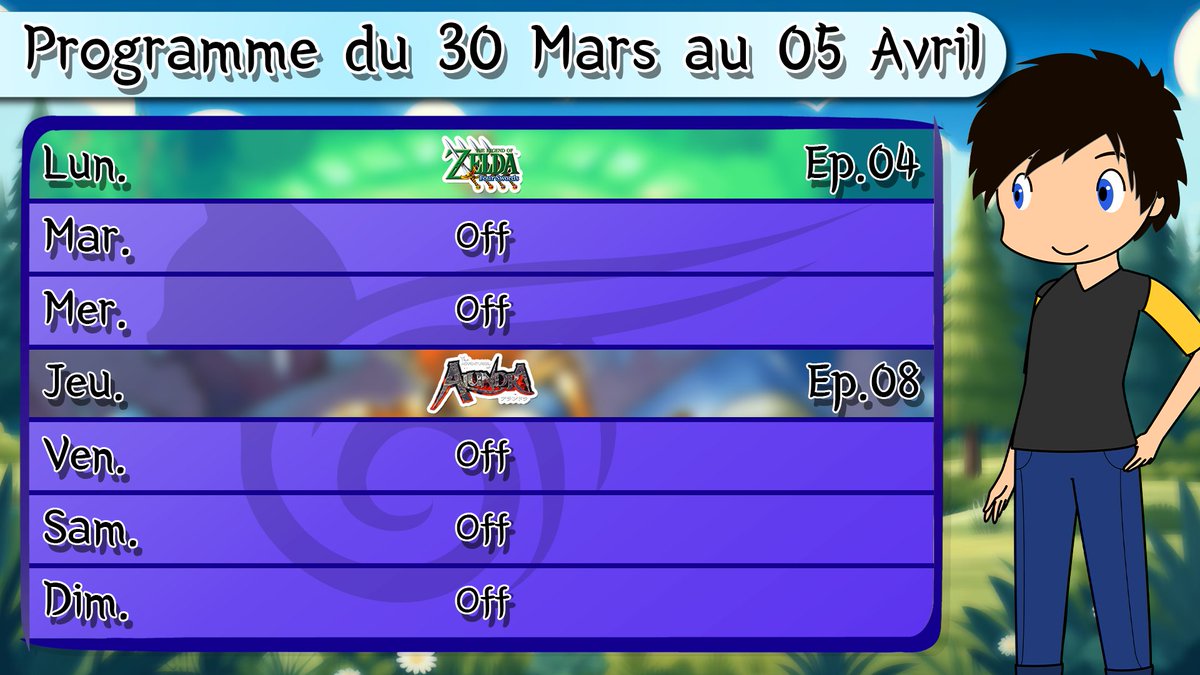 NeoSilfra's tweet photo. Programme des jeux en live pour la semaine !

Niveau horaire, le live commence à 20h30 pour un minimum de 3h !

Et toujours au même lien : https://t.co/qAZqmj4xLC https://t.co/bMWFDijUQy