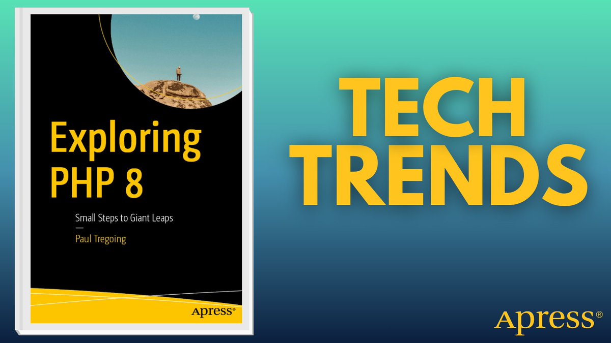 Apress's tweet photo. Ready to level up your PHP skills? 🚀 Dive into modern #PHP8 techniques—from clean code practices to multibyte text handling, debugging, and object‑oriented design. Perfect for beginners or devs returning to PHP! 💻✨ #WebDevelopment #CodingSkills
🔗 https://t.co/rwKh2EzVS4 https://t.co/AE9EayDK2O