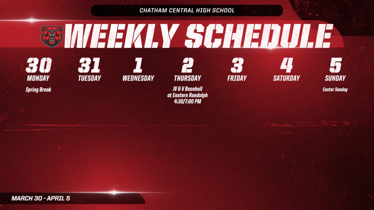 Chatham Central Athletics tweet media